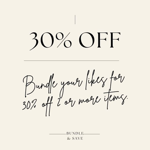 Bundle and Save 30% off 2 or More Items - Picture 1 of 1